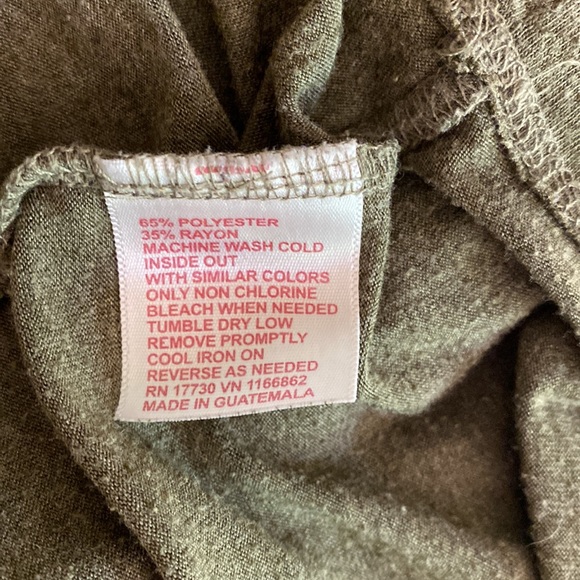 Olive green boho stud embellished tank top - Picture 7 of 7